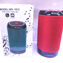 Hot Selling WS1812 Support USB TF CARD FM RADIO Blue tooth Portble Wster Unique Speaker